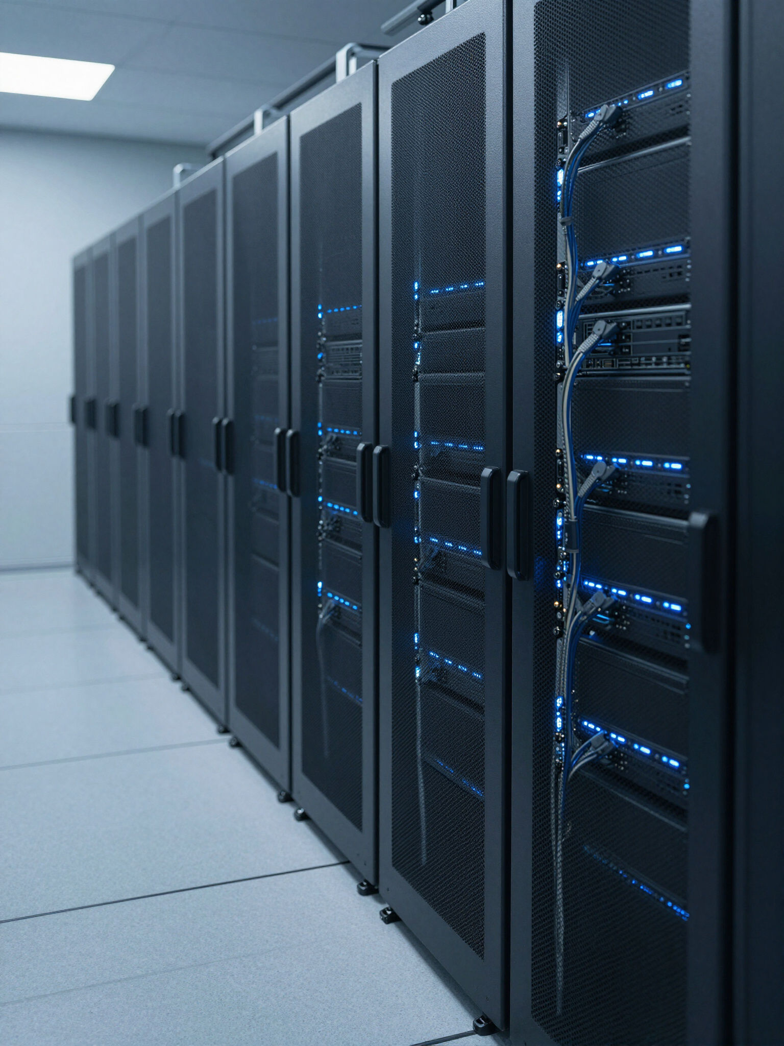 Rows of managed enterprise servers